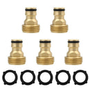 Male Brass Garden Hose Quick Connector 3/4 Inch Water Thread Hose Fitting N
