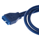 USB 3.0 Male Header 20 Pin To Female Extension Cable For