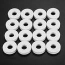 16Pcs Durable White Winding Board Fishing Line Wire Shaft Bobbin Spools Tac N6I5
