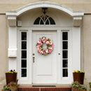 Artificial Flower Wreath Peony Wreath - 16inch Door Wreath Spring Wreath Ro