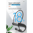 Waterproof Open Ear Bone Conduction Headphones Stereo Earphones with Mic