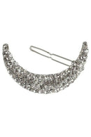 Crystal Moon Rhinestone Hair Clip Headdress Hairpin Clamps W1N8