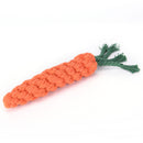 1 x pet dog durable carrots knot for small and large dogs trainging chew t BX