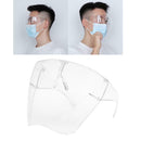 Transparent Reusable Face Shield Visor Cover Anti-Spitting Eye Protection