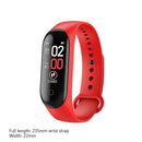 M4 0.96 inch IPS Touch Smart Bracelet Heart Rate Fitness Tracker (Red) A