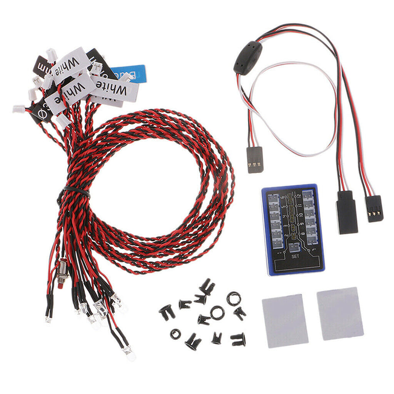 1/10 RC Car DIY Accessory 12 LED Flashing Light 4.8-6V for RC4WD Redcat Accs