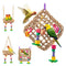 1pcs Bird Toys Hanging Swing Pet Cage Hammock Parakeet Finch Budgie Macaws
