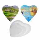 Heart-shaped Wood Primed Framed Artist Blank Stretched Art Box Canvas Panel