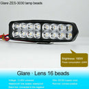 16 LEDS 24W Universal Motorcycle Spot Light Super Bright Headlight Headlamp