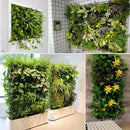 64 grid Pocket Plant Pot Vertical Garden Hanging Green Wall Planters Large