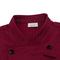 Red Chef Waiter Double-breasted Coat Uniform Long Sleeve Jacket Clothes XXL