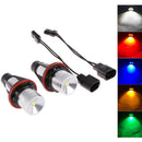 10W Angel Eye LED Lights Halo Ring Bulbs For BMW E39/E60/E53/E61/E63/E65/E WKT