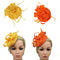 2x Lady Feather Fascinator Clip Hair Bridal Race Derby Pillbox Hat Headband