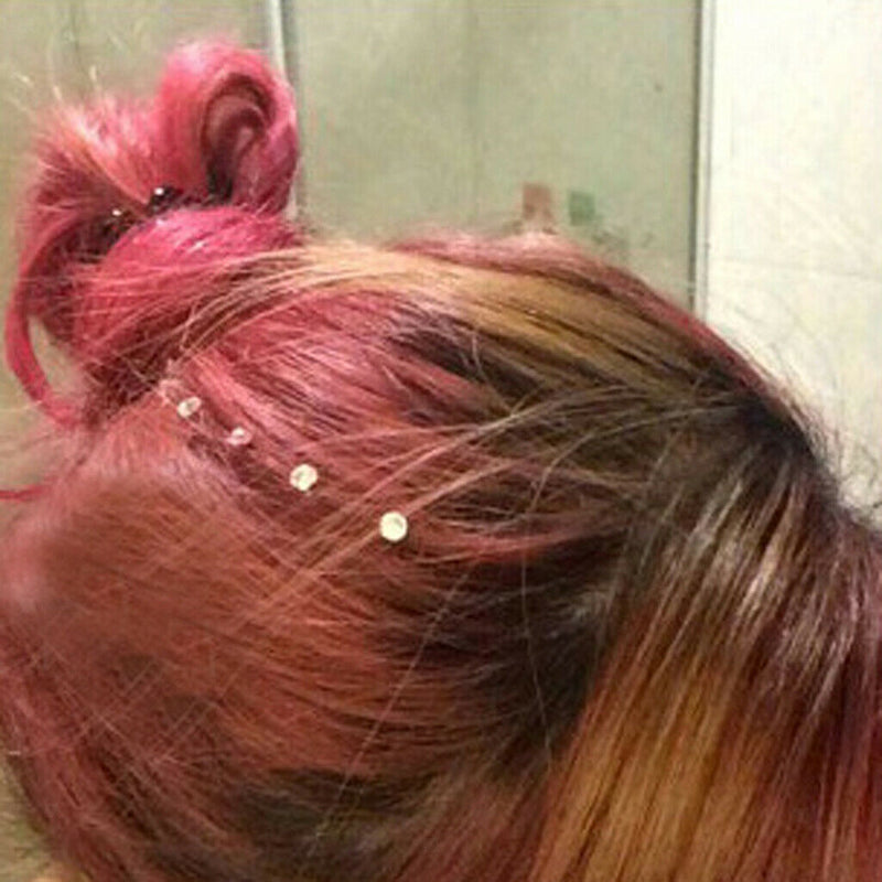 Woman Crystal Rhinestone Bling Diamond Hair Accessories Wedding Hair Decor