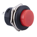 10 momentary push button switch OFF-(ON) 16mm red