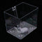 Self Cleaning Acrylic Fish Tank Bowl for Office Home Creative Gifts Blue