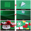 Felt Christmas Tree Set With Ornaments Xmas Gifts Wooden Hanging PendantsSEAU