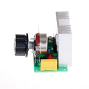 AC 220V 3800W SCR Voltage Regulator Dimmers Dimming Speed Thermostat Contro N Jf
