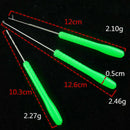3 In 1 Fishing Bait Needle Useful Tool Set Drill Hook Rig Needle For Makin S7D4