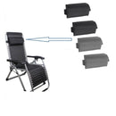 4X Folding  Chairs Head Cushion Pillow for Outdoor Beach Sun Lounger