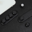 Magnetic Cable Organizer Carbon Fiber Look Desktop USB Cable Clip Winder