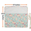 20 Pockets Art Paint Brushes Case Roll Up Pen Holder Canvas Pouch Bag O9R4