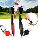 3PCS Golf Club Cleaning Brush Groove Cleaner Tool Iron Club Brush Hook to OAA