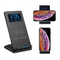 Electric LEDs Alarm Clock With Phone Wireless Charger Table Digital Thermometer