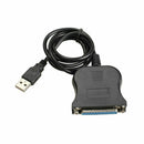 New USB To 25 Pin DB25 Parallel Printer Cable Adapter Pc 2.0 Standard fsd ABX