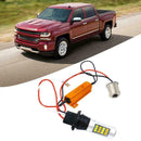 1Pair 1156 BA15S 42SMD Switch Back LED White DRL & Amber Turn Signal Light T0T6