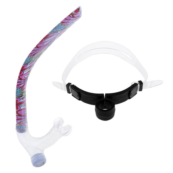 Snorkel Swimming Training Mouthpiece One-way Purge Valve Center Swimming Snorkel