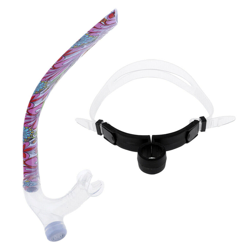 Snorkel Swimming Training Mouthpiece One-way Purge Valve Center Swimming Snorkel