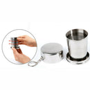 Outdoor New Stainless Steel Telescopic Collapsible Folding Cup Travel Po JVH