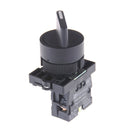 XB2-ED21 On/Off 2 Position Rotary Select Selector Switch 1 NO 10A 600V AC  Z