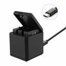 3 in 1 Battery Charger Box for Insta360 One X Camera Smart Intelligent Batt J4T3