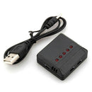 5in1 3.7V lipo battery usb charger adapter for syma x5 x5C x5x-1 rc drone FT