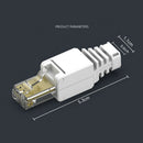 RJ45 CAT6 Ethernet Cable Connector Plug Toolless for POE Application CCTV bs