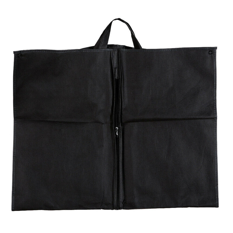 1pc Blck Dustproof Hanger Coat Clothes Garment Suit Cover Storage Bags A