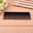 Black Plastic Wide Teeth Comb Wavy Hair Styling Detangling Wide Comb