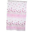 200x250cm Pink Tulip Print Window Halfshading Curtain Sheer Partition Screen