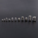 200Pcs 304 Stainless Steel Grub Screws Hex Socket Screw Assortment Kit Set  V4T7