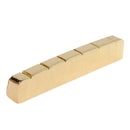 42mm Slotted Brass Metal String Nut for 6-String LP Electric Bass Guitar A