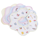 1Pc Baby bibs round neck 360 degree burp cloths infant saliva tow ME