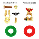 2pcs Easy To Wire Positive Negative Battery Terminal Set Clamp Thickened Brass