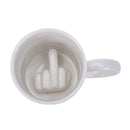 Up Yours Mug Middle Finger Mug Coffee Cup with Ceramic Material Mug Tee SRAU FT
