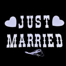 Photo Booth Props Just Married Wedding Decoration Bunting Garland Banner Decor