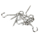 10pcs Mini Eye Pins Screw Hook House Curtain Net Wire Hanging Hook 55x3.8mm