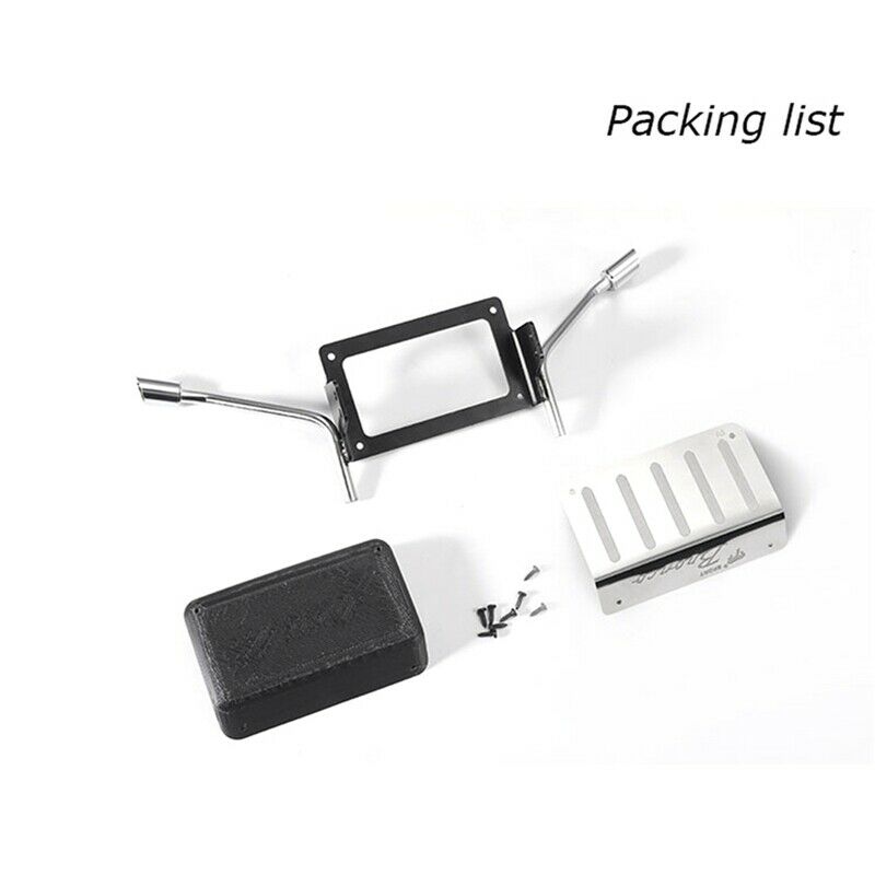 Metal Simulation Fuel Tank For Dj Traxxas Trx-4 Trx4 Exhaust Pipe Djc-9158  D1U2