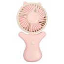 Outdoor Folding Fan Handheld Charging Fan Cute Cartoon Fan Mini Portable FanW9V5