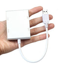 Usb 3.0 Hub To 4K Hdmi Vga Dvi Rj45 10/100/1000 Gigabit Ethernet Lan 4 In 1